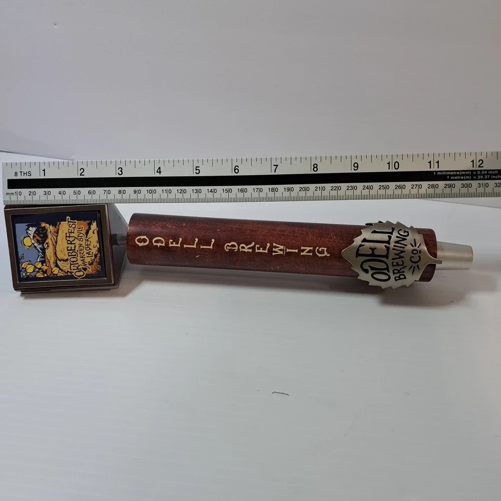 Odell Brewing Beer Tap Handle Unisex OS Brown Good Wood Oktoberfest Brown Ale